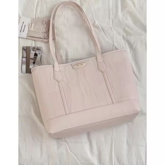 Versatile large-capacity commuter bag for women 2025 new trendy Korean tote bag high-end foreign style shoulder bag