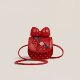 Girls Cute Crossbody Bag Cartoon Bow Pony New Year Red Envelope Girls Mini Lucky Money Shoulder Bag
