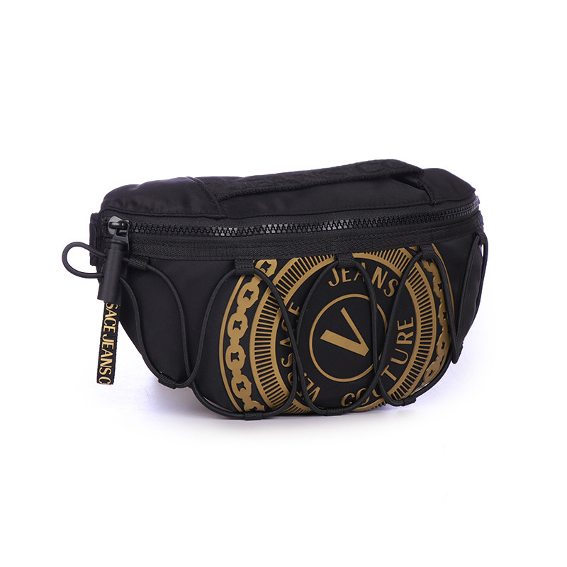 【直营】范思哲男士尼龙绑绳印花腰包 天猫国际时尚直营男士包袋