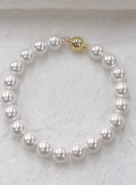 法式施家珍珠手链女小众设计高级感轻奢气质百搭手饰2023新款爆款