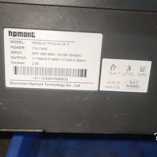 议价-几乎全新海浦蒙特变频器HD30-4T7P5G/011P - 图3