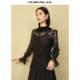 ເສື້ອຢືດ jacquard lace ແຂນຍາວ Mendes