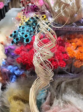 干花永生花干枝柳条永生花花艺造型插花手工花材昆明直发
