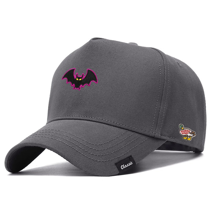 【官网正品】HUMAN WEEH时尚简约防晒软顶鸭舌帽潮帽刺绣蝙蝠通用,淘宝优惠券,粉丝福利购,淘宝优惠卷