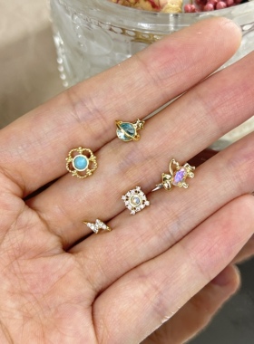 防过敏基地小马耳饰不锈钢