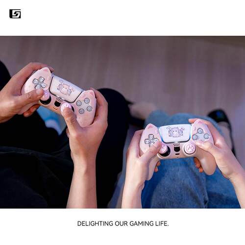 ps5 handle protective case Cute cat ear silicone case SWITCH - 图0