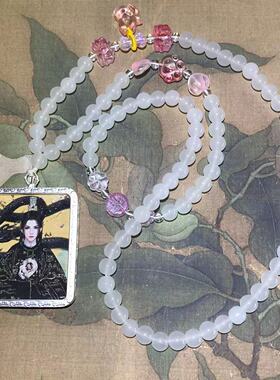 常蟒家小唐卡宝坤元手工手绘吊坠