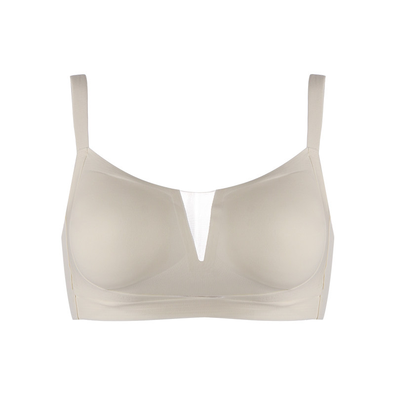 大胸显小女夏季无痕无钢圈抹胸 闺蜜丫头文胸