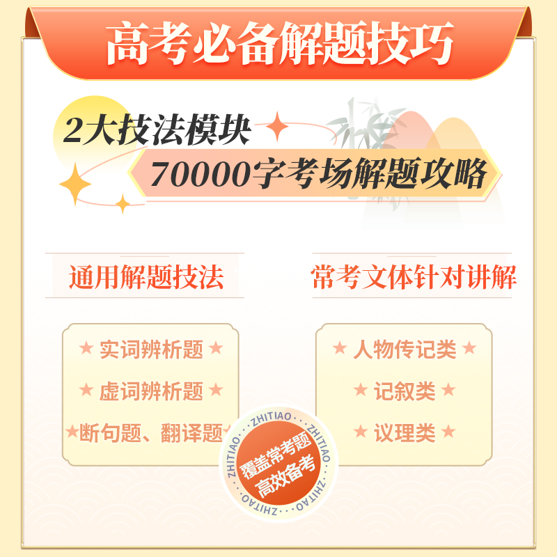 作文纸条文言文原来这么简单高中2024新版高考文言文解读高一高二高三阅读理解练习虚词实词语文考试专题训练译注释翻译书备考全国 - 图2