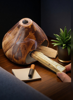 秘鲁圣木燃烧盘托盘香插燃烧器