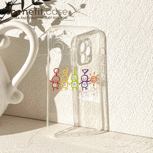 benefit快乐天线宝宝17pro16适用于苹果15手机壳13iphone14promax新款12套11卡通xsmaxxr可爱8plus硅胶7p华为 - 图1