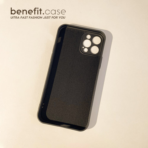 Benefit简约小众黑色17pro16适用苹果13promax高级手机壳iphone12mini防摔14promax高级11液态xs硅胶新xr创意 - 图2