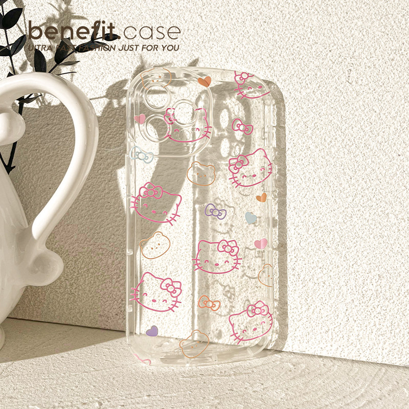 benefit卡通可爱线条猫咪17pro16适用iphone15promax苹果13手机壳14promax新款12套11简约xsmax透明xr硅胶8p,淘宝优惠券,粉丝福利购,淘宝优惠卷