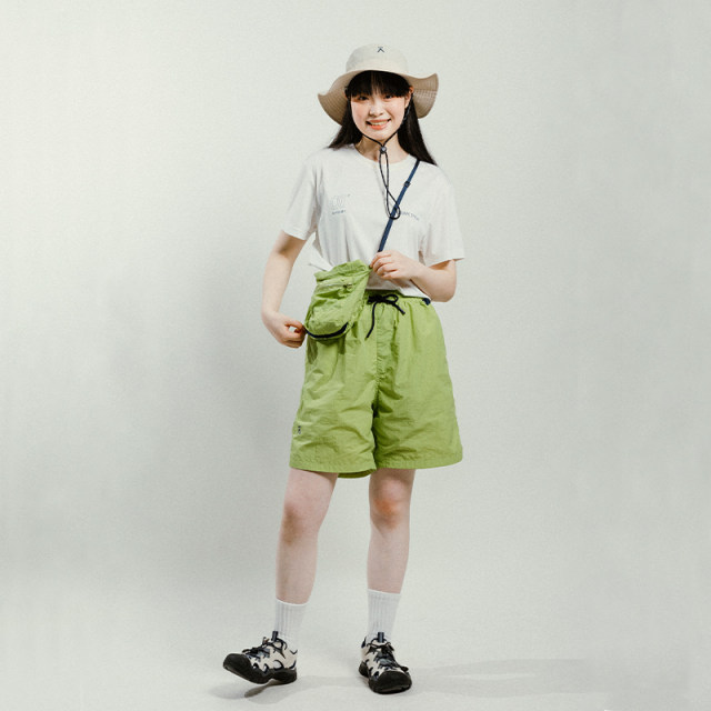 ACMEITEM outdoor summer round neck short-sleeved contact cool printed T-shirt fitted tops for men and women