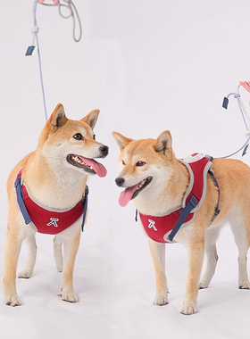 ACMEITEM爱棵米 宠物胸背可调节狗狗柴犬透气胸背