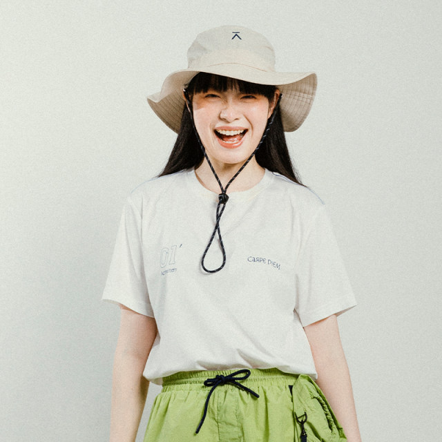 ACMEITEM outdoor summer round neck short-sleeved contact cool printed T-shirt fitted tops for men and women