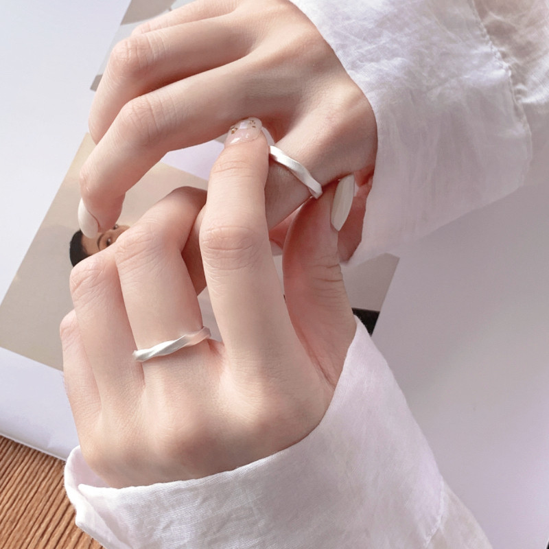 French thread ring sterling silver luxury cool jewelry