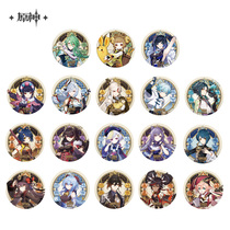 (Original God Official) Glass Moon Port Themed Series Characters Badges Makou Iron Original God Perimeter Genshin