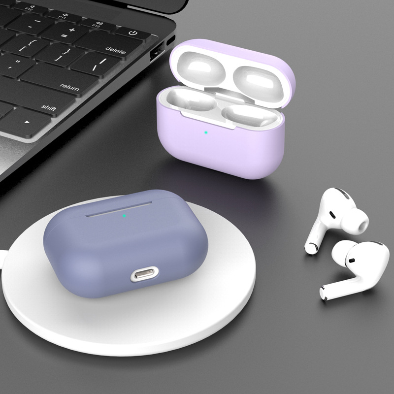 适用于AirPods Pro耳机保护套AirPodspro苹果无线蓝牙盒创意iphone三代壳套超薄3硅胶ipods3代防尘贴潮por3-图2