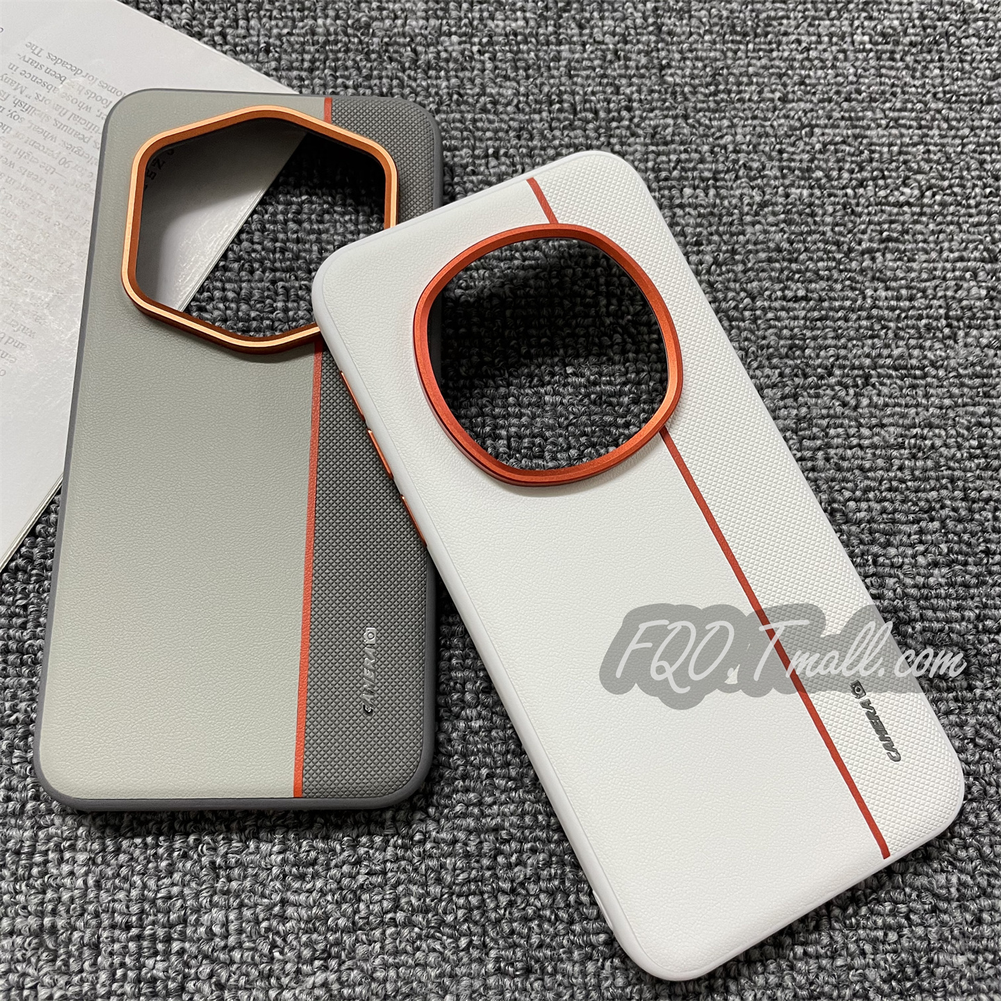 Fqo 适用荣耀Magic6 Pro手机壳magic7 RSR保时捷金属镜头磨砂素皮魔术7pro防滑三拼金甲简约Magic6软边超薄硬 - 图2