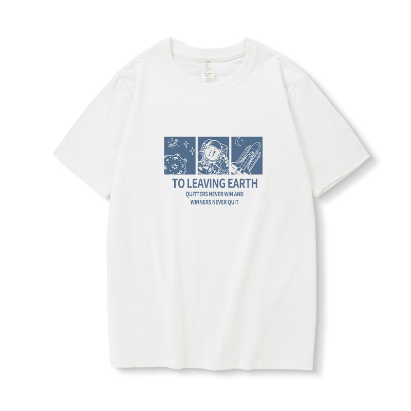 纯棉2022夏季逃离地球设计感t恤 俏媚妲T恤