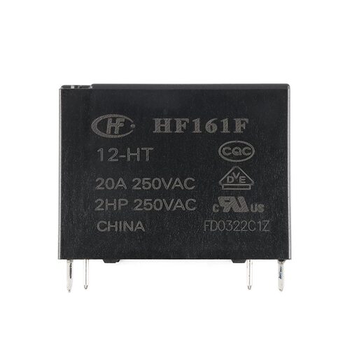 原装正品 继电器 HF161F/12-HT 12VDC 4脚 一组常开 小型大功率 - 图1