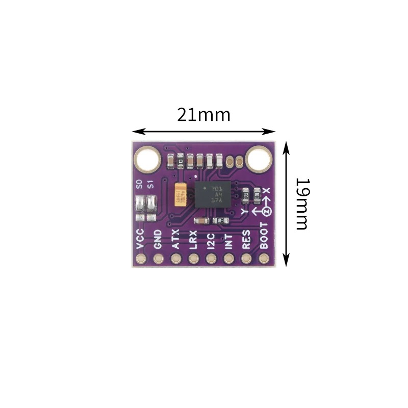 BNO055 9DOF九轴姿态传感器 AHRS加速度陀螺仪磁场传感器模块 - 图3