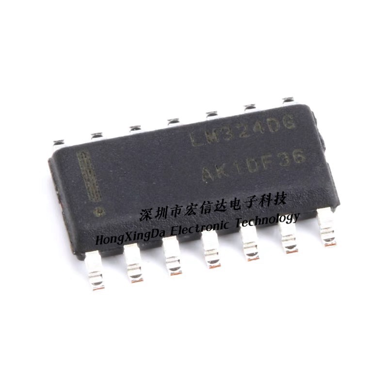 原装正品 贴片 LM324DR2G 封装: SOP-14 四路运算放大器芯片 1MHZ - 图0