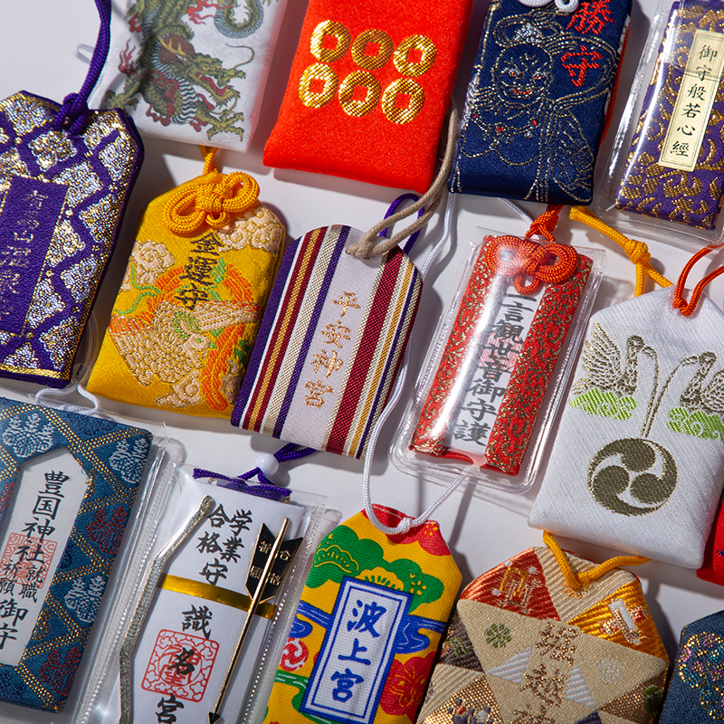 琉球原风神馆日本御守旅行带回各地小礼品香囊护身符布袋挂件合集-图0