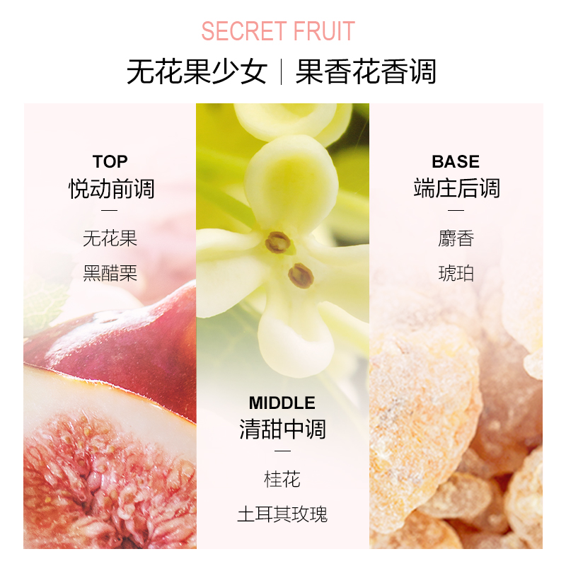 莎辛那秘果淡香水 邂逅无花果花香调 柔情少女 持久