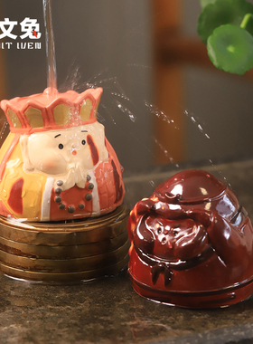 树脂材质卡通人偶客厅茶几桌面