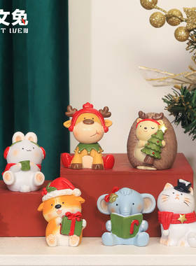 树脂圣诞桌面摆件装饰品