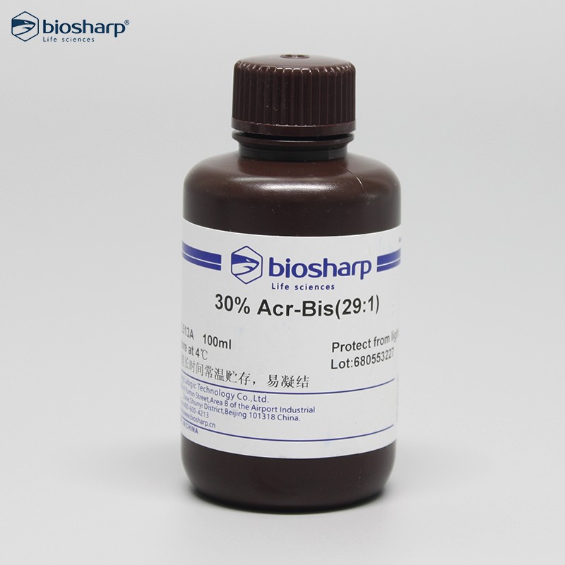 丙烯酰胺溶液30%甲叉29:1 biosharp 500mlBL513B凝胶蛋白核酸电泳-图2