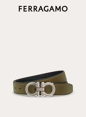 FERRAGAMO男士双面牛皮皮带