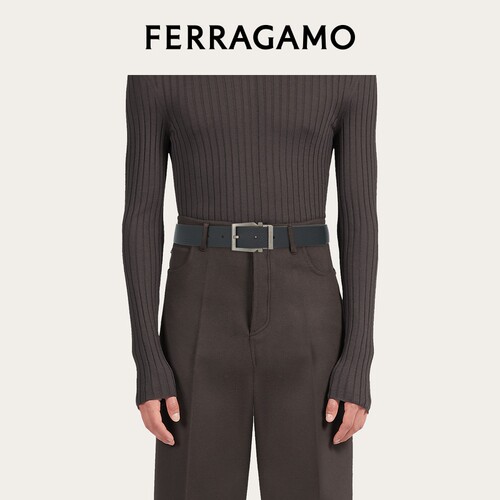 【3期免息】FERRAGAMO菲拉格慕男士双面可调式皮带3厘米宽 - 图2