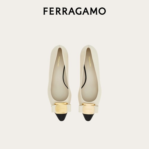 【礼物】FERRAGAMO菲拉格慕女士新版Vara扣饰高跟鞋 - 图1