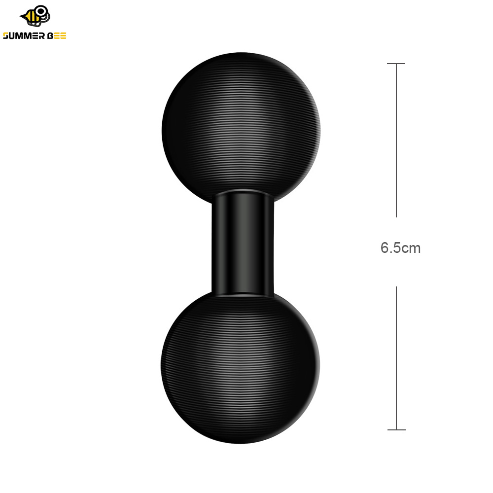 17mm转25mm球头连杆连接臂铝合金1英寸球头支架双球头摩托车拓展-图1