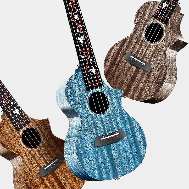 白熊恩雅kaka尤克里里初学者桃花芯 白熊乐器尤克里里/小吉他