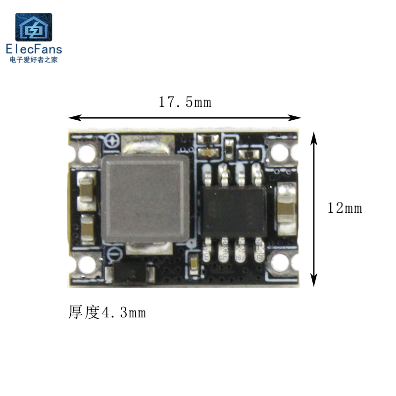 迷你DC稳压电源降压模块3A车载5V/12V/24V30V转3.3V/5V固定输出-图2