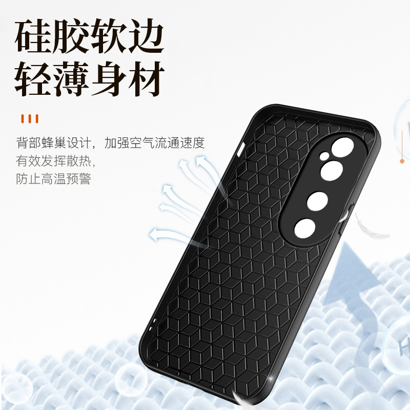 适用vivoV40Pro手机壳海外版V30新款羊巴皮vivo全包镜头保护套vovoV防摔viviv29男女voviv40por硅胶外壳V2348 - 图2