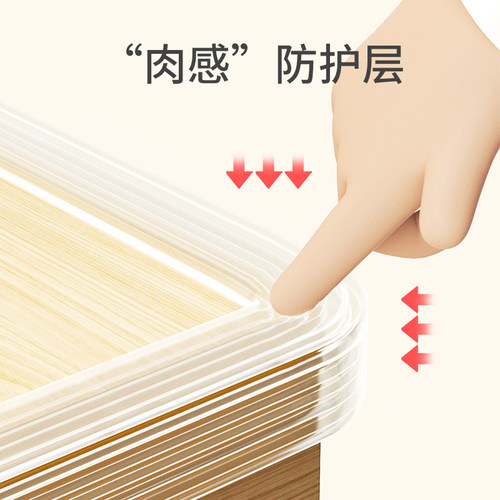 透明防撞条儿童环保无毒桌子墙角包边气囊软包无痕安全保护防磕碰 - 图2