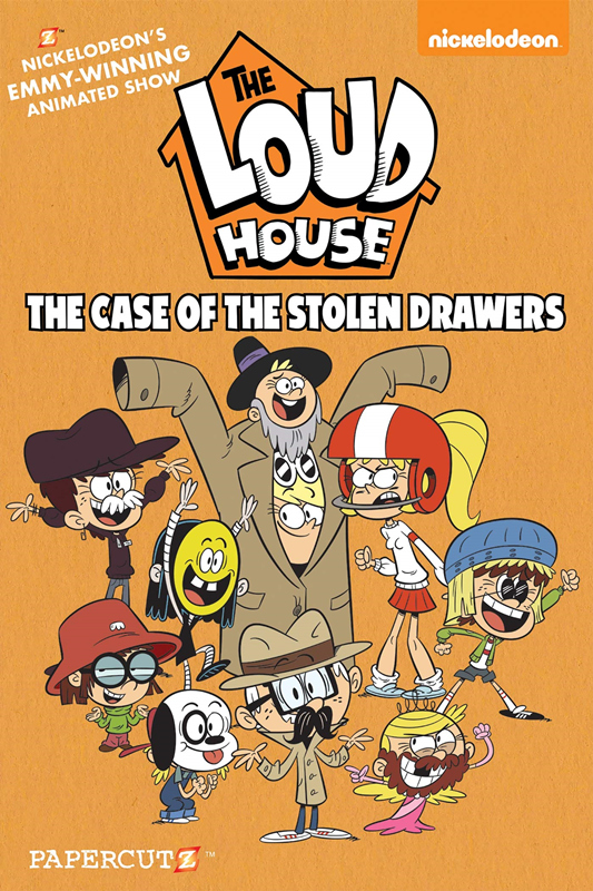 进口英文原版 The Loud House#12: The Case of the Stolen Drawers喧闹之家12：抽屉被盗案儿童英语阅读章节书平装绘本故事书-图1