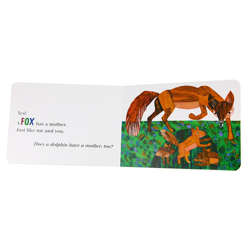 Eric Carle: Does a Kangaroo Have a Mother, Too? 袋鼠也有妈妈么 进口原版英文 儿童启蒙英语绘本 宝宝认知趣味纸板书 0-3岁 - 图0