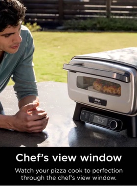 德国代购Ninja Artisan Electric Pizza Oven MO201EU电披萨烤箱