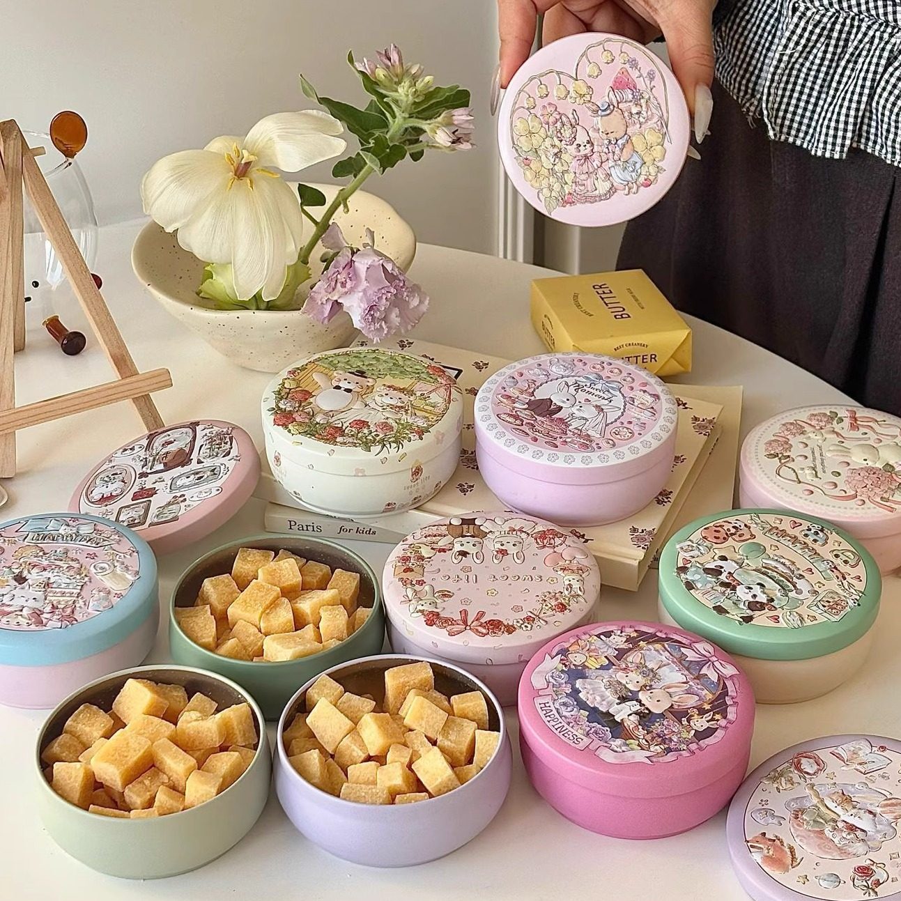 新年礼盒装chiikawa梨膏糖手工百草润喉糖送礼零食罐装健康无添加,淘宝优惠券,粉丝福利购,淘宝优惠卷