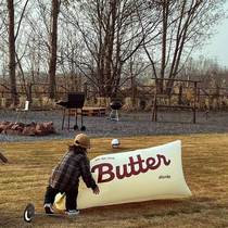 Outdoor Sloth inflatable sofa Lying Music Festival Air Sofa Self-Driving Swim Inflatable Mattress Wild Camping Cushions