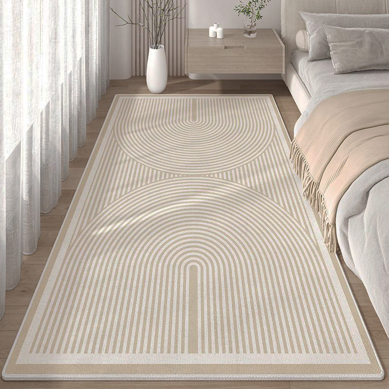 Bedroom bedside carpet, living room home cream style coffee table blanket, room wash-free sofa floor mat, easy care