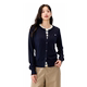 RARN2026 ພາກຮຽນ spring ໃຫມ່ striped sweater ແຂນສັ້ນ sweater ແຂນຍາວ cardigan ສອງຊິ້ນຮອບຄໍ slim sweater jacket