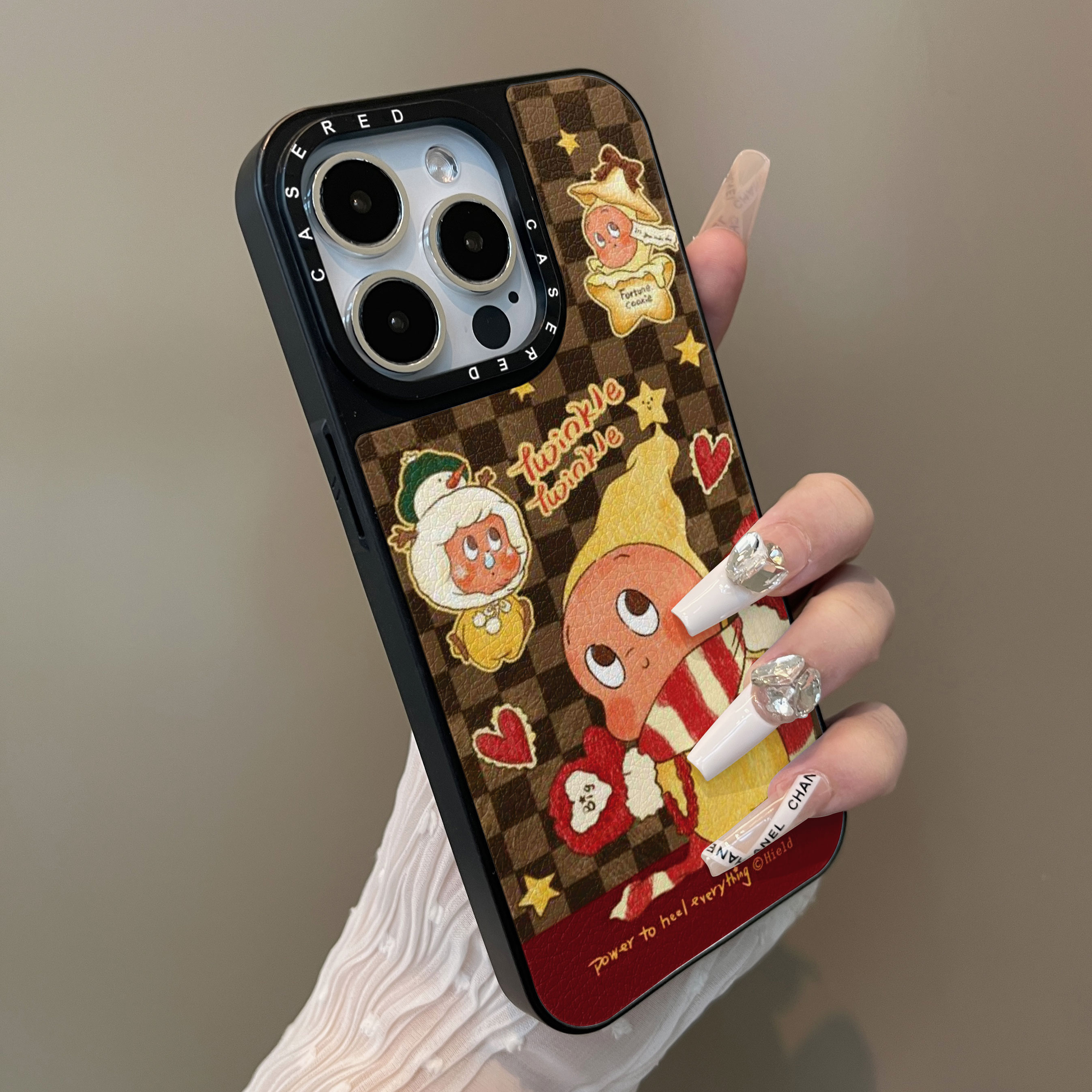 适用于华为pura80pro+手机壳星星人铃铛p80plus十刀锋小羊皮支架p60简约p40新款p50e套防摔男女生p70ultra - 图0