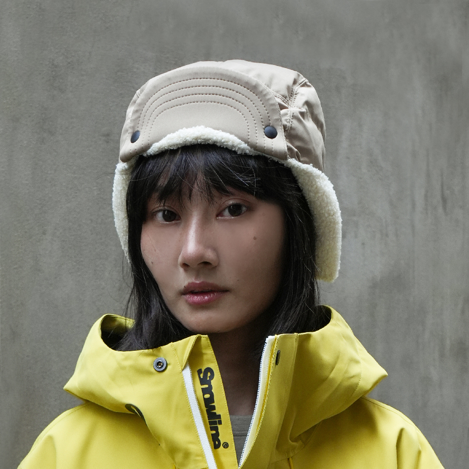 Snowline雪线双面羽绒雷锋帽滑雪户外骑行保温防风透气拒水护耳帽 - 图0